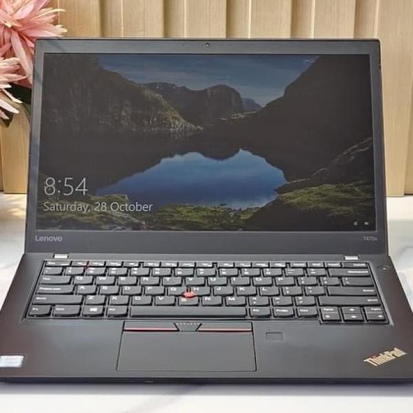 Lenovo ThinkPad T470s Intel Core i5 7th Gen 8GB RAM 256GB SSD 14 Inches HD Display